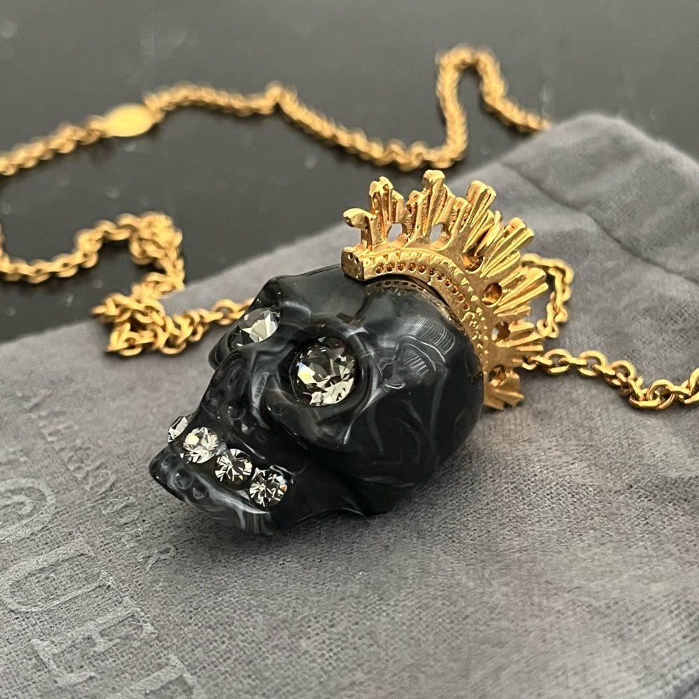 Alexander McQueen Marble Mohawk Skull